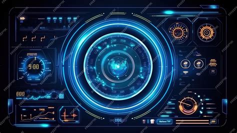 Premium Photo | Scifi futuristic hud dashboard display virtual reality technology screenhudgui ...