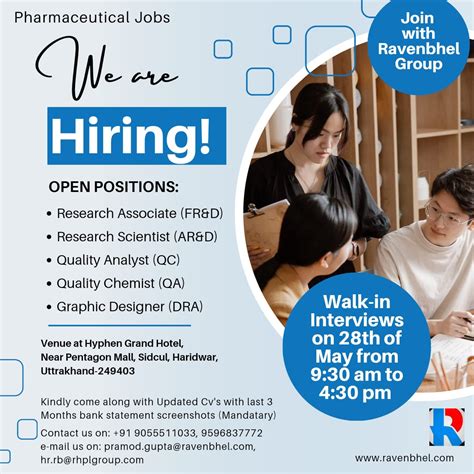 Walk in Interview at Haridwar on 28th May 2023