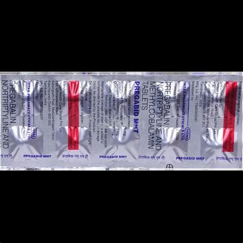 Buy Pregabid Mnt Tablet 10s Online at Best Price | Medkart