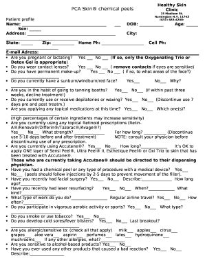 Skin Assessment Questionnaire - Page 2 | pdfFiller
