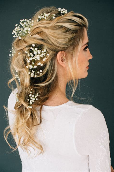 ethereal bridal hair