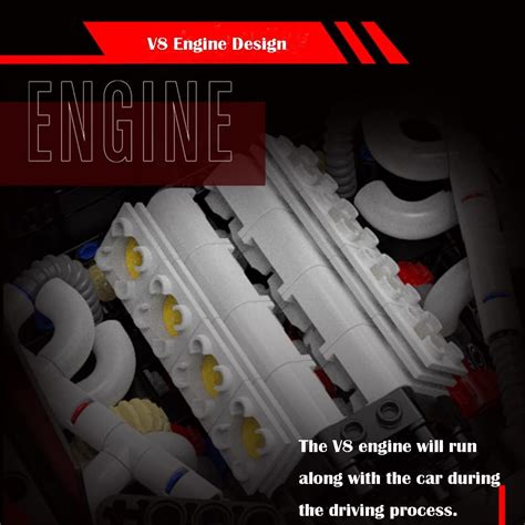 Buy Audio Technics Sports Car for Lego Ferrari SF90, 1/10 Technics ...