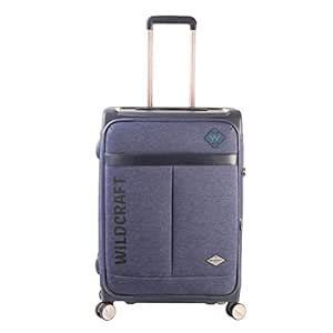 Wildcraft Fabric Capella Dk_Blue Hybrid 8 Wheels Double Spinner Travel ...