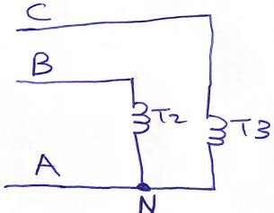 Image result for Open Wye Open Delta Connection