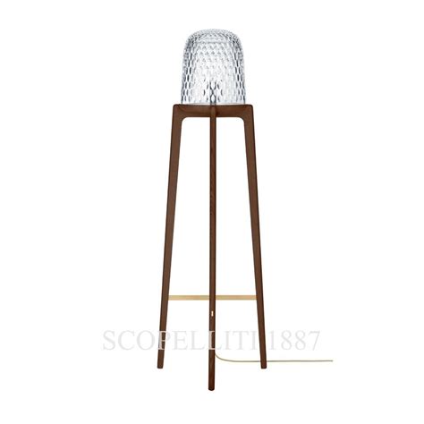 Saint Louis Folia Dark Wood Floor Lamp