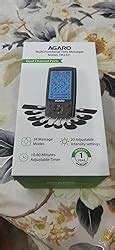 AGARO Dual Channel TENS Massager TM2421 24 Modes, 20 Intensity Levels ...