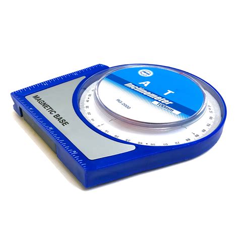 Magnetic Base Inclinometer Protractor Tilt Level Meter Angle Finder AT ...