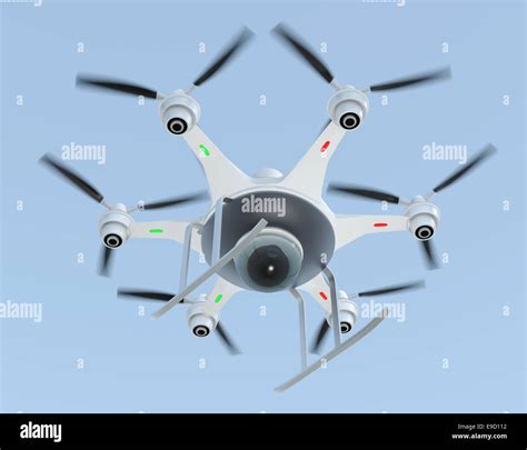 Drone with camera. Security system concept Stock Photo - Alamy