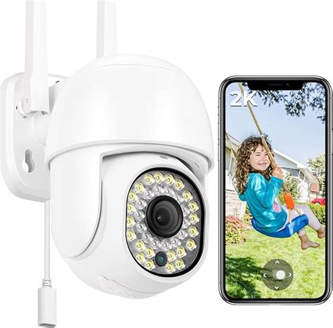 Telecamera Sicurezza Esterna 2K PTZ 360° - Doppia Lente, Visione Notturna A Colori, WiFi 5G!