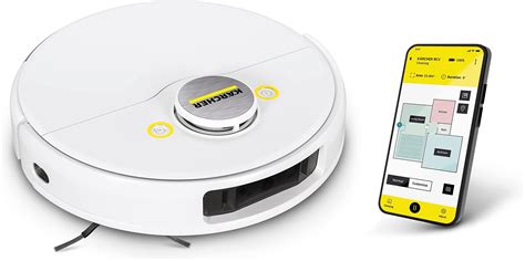 KARCHER RCV 5, 2-in-1 Robotic Vacuum Cleaner with Mopping, 5000 Pa ...