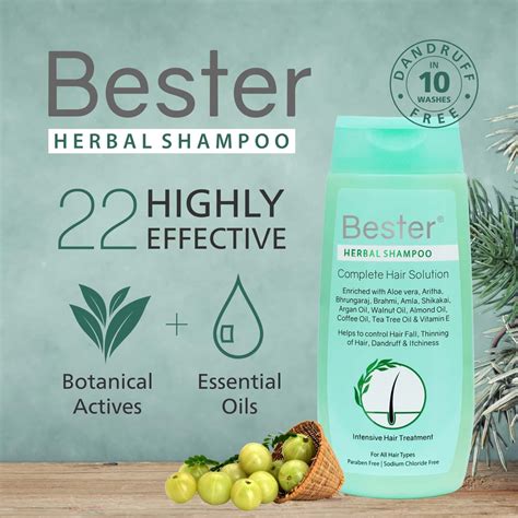 Buy BESTER HERBAL SHAMPOO 100 ML | REDUCES HAIR FALL, DANDRUFF ...