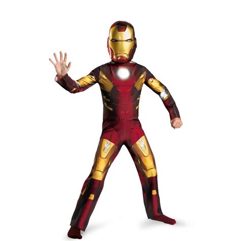 Buy Wanna Party WP Deluxe Muscle-Chest Iron Man Costume For Kids ...