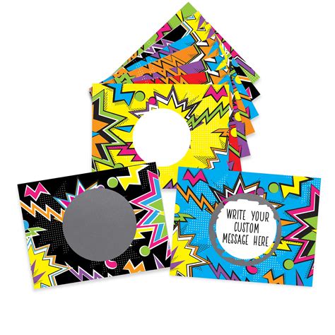 Buy My Scratch Offs 50 Pack Zig Zag Variety DIY Custom Make Your Own ...