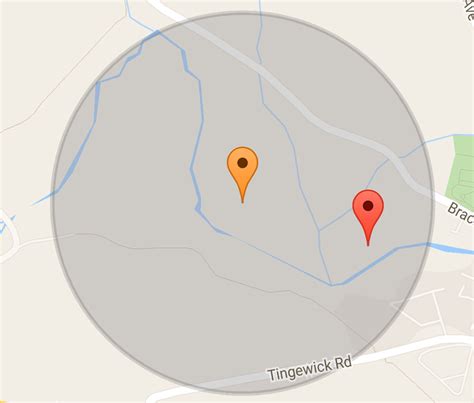 Android Geofence Tutorial 的图像结果
