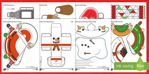 Christmas Table Decorations Activity Pack | Primary Resource