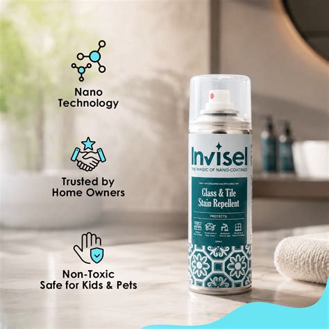 Glass & Tile Hard Water Stain Protector – Invisel