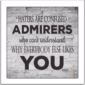 Haters-Are-Confused Paper Print - Typography posters in India - Buy art ...