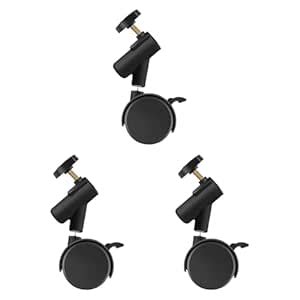 ZOOMELLA 3X Light Stand Wheels Studio Photography 360° Rotation Live ...