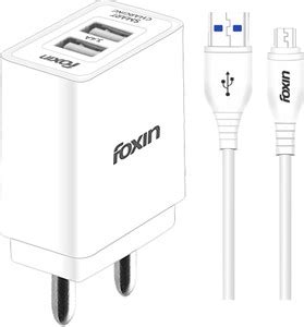 Foxin 3.4 A Wall Charger for Mobile with Detachable Cable - Foxin ...