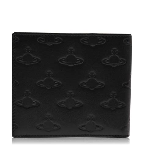 Vivienne Westwood Accessories Men's Embossed Leather Saturn Orb Wallet ...