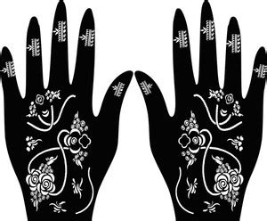 IVANA'S Mehndi Stricker Set of - 2 Piece | Henna Stencil for Women ...