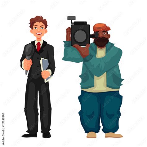 Image result for Interview Reporter Cartoon