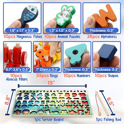 KLT Wooden Number Puzzle Montessori Toys for Toddler India | Ubuy
