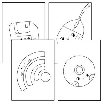 Technology Coloring Pages 的图像结果