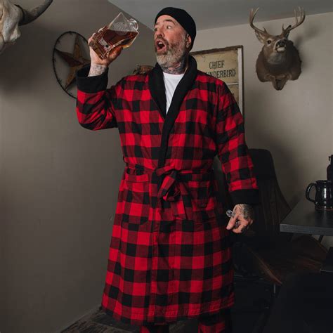 Men's Redrum Fleece-Lined Robe | Dixxon Flannel Co. – DIXXON UK