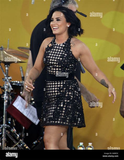 New York, New York, USA. 24th June, 2016. Singer DEMI LOVATO perform ...