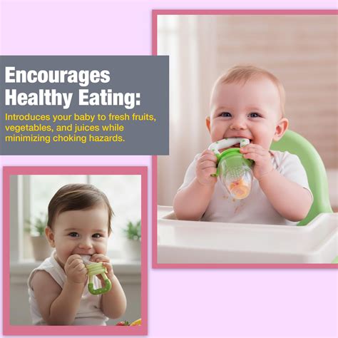 Safe - O - Kid Baby Fruit Nibbler/Pacifier - BPA - Free, 100% Pure ...