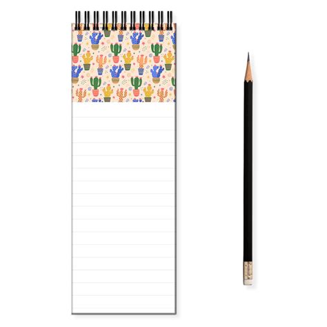 Yey Paper Magnetic Refrigerator Memo Pad, Cactus Design Fridge Magnet ...