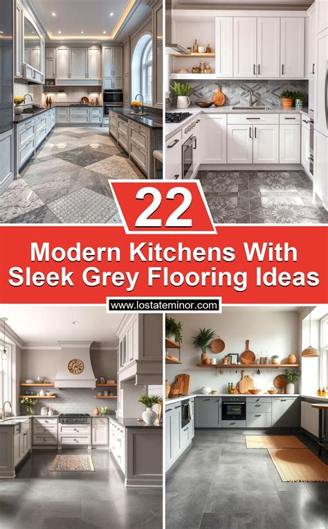 22 Modern Kitchens With Sleek Grey Flooring Ideas - Lost At E Minor