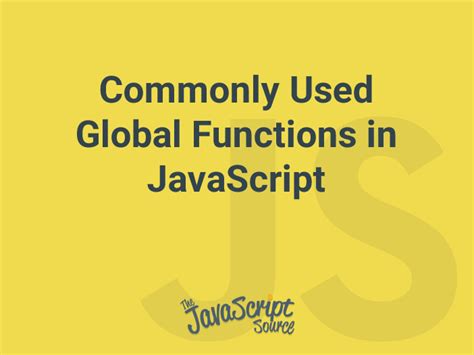 How to Make a Function Global in JavaScript 的图像结果