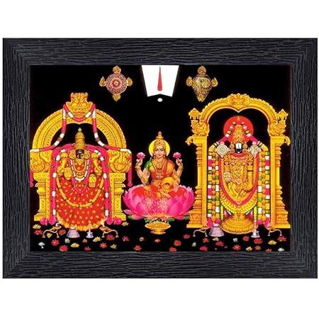 Tirupati Balaji - Lord Venkateswara Religious Wood Photo Frames ...