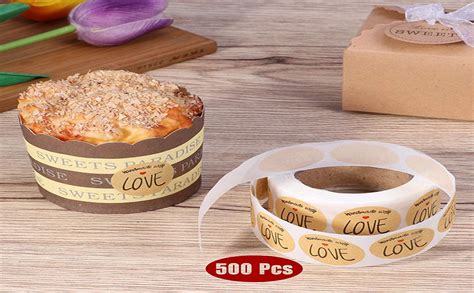 Store2508 Small Business Stickers Handmade with Love Stickers 1 Inch ...