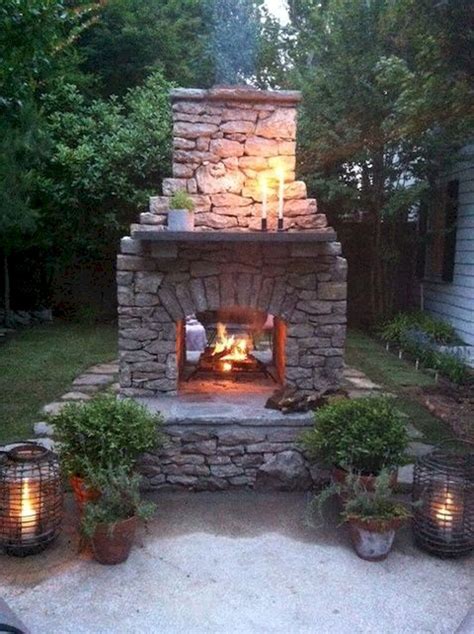 Diy Outdoor Fireplace Plans