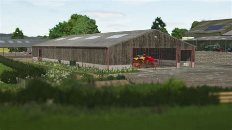 UK Large Beef Shed FS25 - KingMods