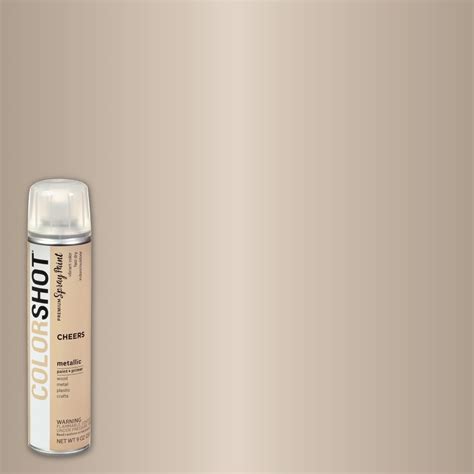 COLORSHOT Premium Multi-Surface Metallic Cheers Spray Paint - 9 oz ...
