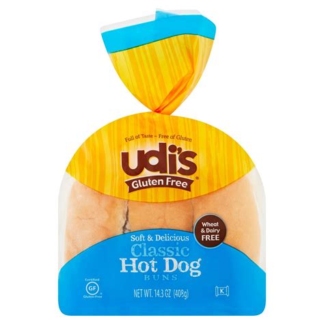 Udi's Gluten Free Classic Hot Dog Buns, 14.3 oz - ShopRite