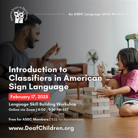 February 2025: Introduction to Classifiers in American Sign Language