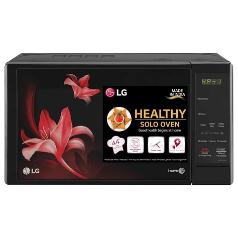 LG 20 L Solo Microwave Oven (MS2043BR, Black, With i-wave Technology ...