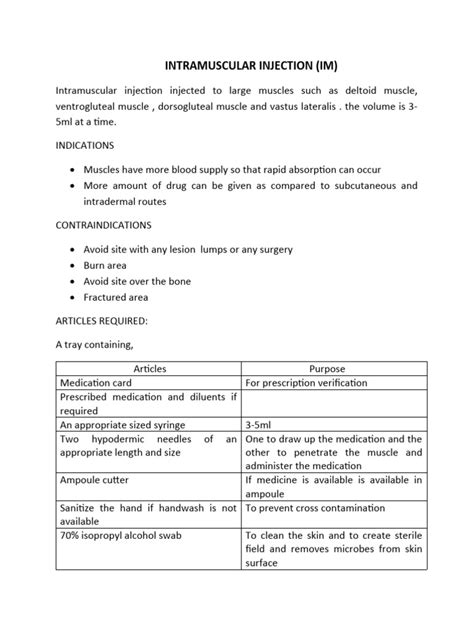 Image result for How to Do IM Injections