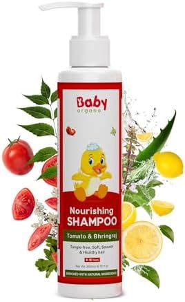 Buy BabyOrgano® Ayurvedic Bhringraj, Lemon Tear Free Baby Shampoo For ...