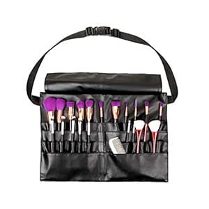 Hotrose Professional Cosmetic Makeup Brush Bag with Artist Belt Strap ...