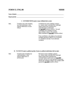 Fillable Online msrb msrb g37x form Fax Email Print - pdfFiller