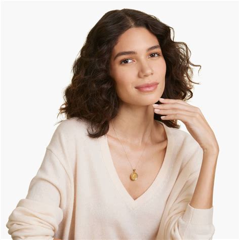 14K Yellow Gold Golden Hour Virgin Mary Medallion-95398y14