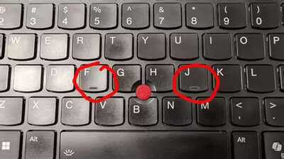 Keyboard: Why are there markings on the F and J keys of a keyboard ...