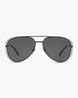 Buy EMPORIO ARMANI 0AR608430018760 Full-Rim Aviator Sunglasses | Grey ...