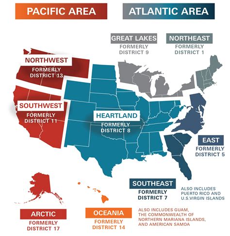 Coast Guard renames geographic operational districts > United States ...